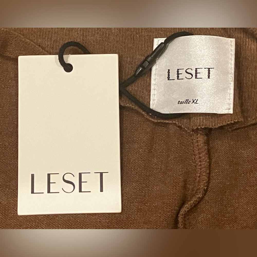 NWT Shopbop LESET Lauren High Waist Knit Maxi Skirt XL “Squirrel” Brown So Soft! - Picture 8 of 15